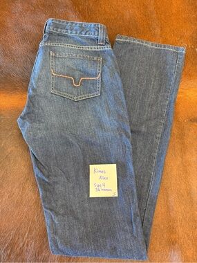Kimes Alex Boot Cut Jeans - Dark Blue size 4 L 36